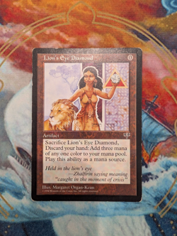 Lion's Eye Diamond Magic the Gathering MTG HP - Image 1