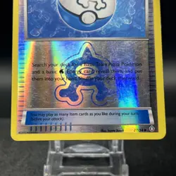 Team Aqua's Great Ball 27/34 Reverse Holo XY Double Crisis Pokemon Card #A - Image 2