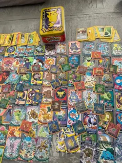 Vintage Pokemon Mixed Lot Cards Tv Animation And Action Flipz Tin Included - Image 5