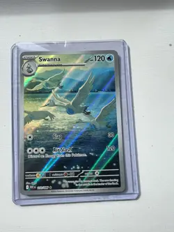Pokemon TCG Swanna Card 110/086 White Flare Illustration Rare NEAR MINT - Image 1