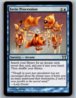 Magic MTG Champions of Kamigawa Eerie Procession #58/306 TCG CCG - Image 1