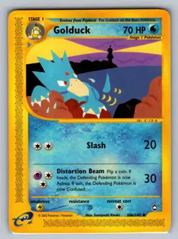 Golduck (50b) Aquapolis #050b/147 Uncommon Pokemon Card - Image 1