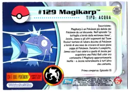 MAGIKARP #129 CROMO / CARD POKEMON TRADING CARDS 1999-2000 TOPPS - Image 2