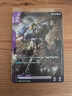 Gundam Barbatos 1st Form - GD02-054 - LR - GD02 Dual Impact - Gundam TCG Card - Image 1