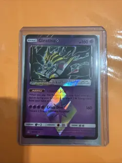 Pokemon Giratina Prism Star Holo Card Sun & Moon Ultra Prism - Image 3