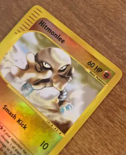 Pokemon Card Hitmonlee 81/165 Reverse Holo Foil e-Reader Expedition Vintage 2002 - Image 4