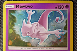 2017 MEWTWO SM77 BLACK STAR PROMO HOLO Pokemon TCG Trading Card Game - Image 3