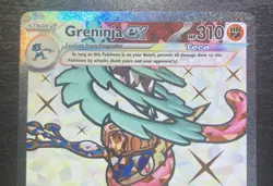 Greninja ex 198/167 Ultra Rare Full Art Holo Pokemon Card Twilight Masquerade NM - Image 2