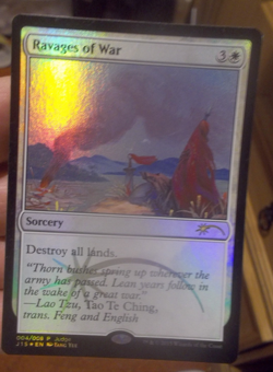Ravages of war, MTG, Judge Foil. EDH, Legacy, Cube - Image 1