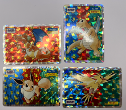 Pokemon Card Charizard Dragonite Eevee Zapdos Top Sun 4 Set Holo Japanese - Image 1