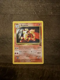 Pokemon Card Arcanine 6 Wizards Black Star Vintage WOTC Promo LP 2000 - Image 1