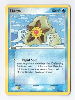 Staryu 77/107 Regular Common EX Deoxys Series Vintage Pokemon TCG Card NM - Image 1