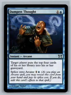 Magic MTG Champions of Kamigawa Dampen Thought #57/306 TCG CCG - Image 1