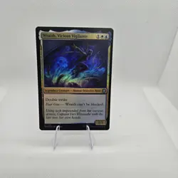 PreRelease MTG Magic The Gathering Spiderman Wraith Vicious Vigilante Foil 160 - Image 1