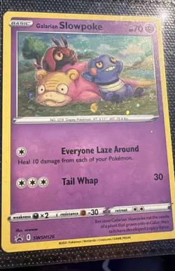 Galarian Slowpoke SWSH126 SWSH: Sword & Shield Promo Cards Holo - Image 1
