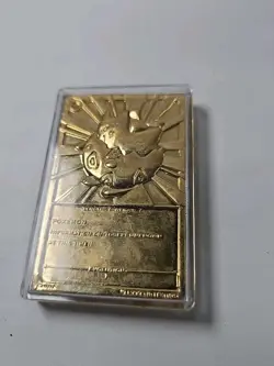 Pokemon 23k Gold Plated Togepi Trading Card 1999 Burger King - Image 3