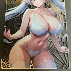 Goddess Story Gold METAL Card - Serial Number #047/100! Frieren **LAST ONE** - Image 3
