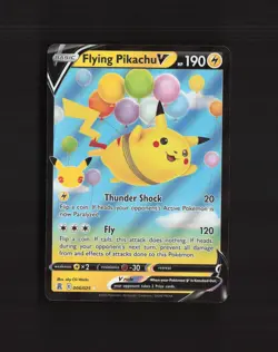 Flying Pikachu V 006/025 Celebrations Stamped Ultra Rare Holo Pokemon Card NM - Image 1