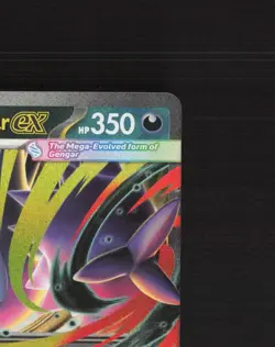 Mega Gengar ex 056/094 Phantasmal Flames Ultra Rare Holo Pokemon Card NM - Image 4