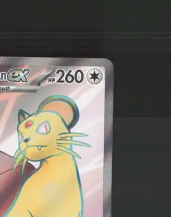 Team Rocket's Persian ex 219/182 Destined Rivals Full Art Pokemon Card NM - Image 4