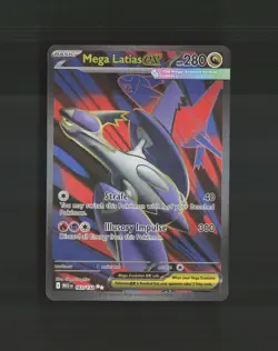 Mega Latias ex 163/132 Mega Evolution Full Art Ultra Rare Holo Pokemon Card NM - Image 1