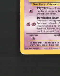 Mew 8 Wizards Black Star Promos Pokemon Card DMG - Image 5
