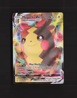 Morpeko VMAX 038/072 Shining Fates Ultra Rare Holo Pokemon Card NM - Image 1