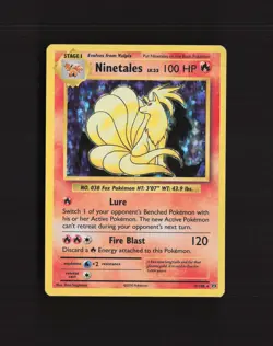 Ninetales 15/108 Evolutions Rare Holo Pokemon Card MP - Image 1