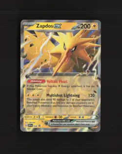 Zapdos ex 049 Scarlet & Violet Black Star Promo Holo Pokemon Card NM - Image 1