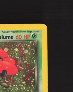 Dark Vileplume 30/82 Team Rocket Rare Holo Pokemon Card DMG - Image 4