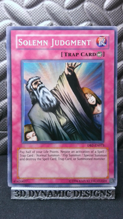 | Yugioh Solemn Judgment DB2-EN073 Super Rare Dark Beginning 2 NM- 🔥 | - Image 1