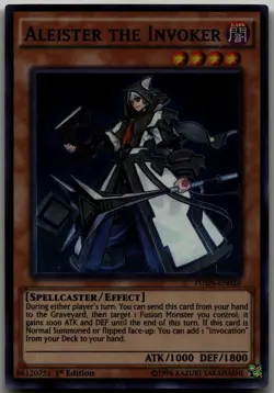 Aleister the Invoker Super Rare Fusion Enforcers FUEN-EN026 LP - Image 1