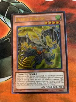 Yugioh Debris Dragon AP01-EN002 Ultimate Rare - NM/VLP - Image 1