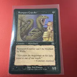 Rampart Crawler - Magic the Gathering MTG Mercadian Masques Single Card LP - Image 1