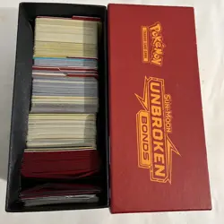 Pokemon Sun & Moon Unbroken Bonds elite trainer box Trading Card Game Used - Image 5