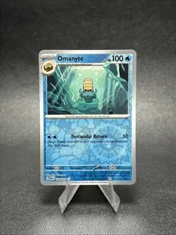 Omanyte Reverse Holo NM 138/165 Scarlet & Violet 151 Pokemon Card - Image 1