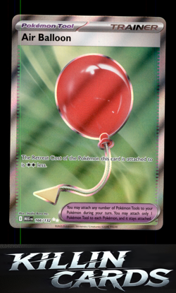 Air Balloon 166/132 Pokemon Ultra Rare ME01: Mega Evolution Card NM - Image 1