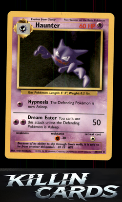 Haunter 029/102 Pokemon Uncommon Base Set Card LP - Image 1