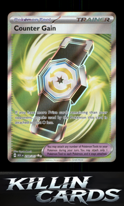 Counter Gain - 259/217 259/217 Pokemon Ultra Rare ME: Ascended Heroes Card NM - Image 1
