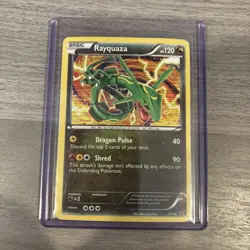 2012 Pokemon TCG Rayquaza Trading Card Dragon Vault Holo Rare, #11/20 NM - Image 1
