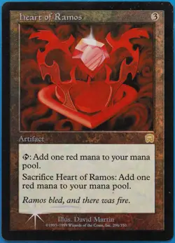 Heart of Ramos FOIL Mercadian Masques HEAVILY PLD Rare CARD (509313) ABUGames - Image 1