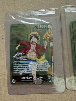 3 X Grevin Paris One Piece CCG Monkey D. Luffy Promo Card - new Mint!! - Image 4