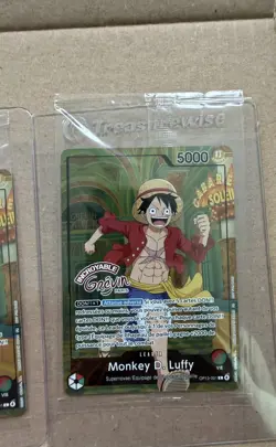 3 X Grevin Paris One Piece CCG Monkey D. Luffy Promo Card - new Mint!! - Image 5