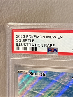 PSA 9 2023 POKEMON MEW EN #170 SQUIRTLE ILLUSTRATION RARE ~ AWESOME CARD!!! - Image 2