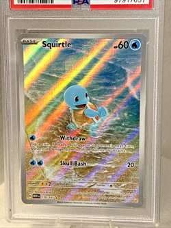 PSA 9 2023 POKEMON MEW EN #170 SQUIRTLE ILLUSTRATION RARE ~ AWESOME CARD!!! - Image 4