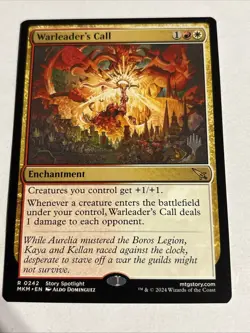 MISPRINT FOIL PROMO PACK WARLEADER'S CALL MURDERS AT KARLOV MANOR NM MTG - Image 1