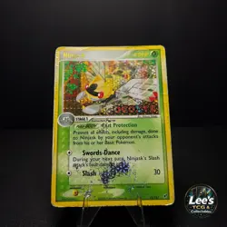 Ninjask 13/107 EX Deoxys DX English Pokemon Card - DMG (Damaged) - Image 1