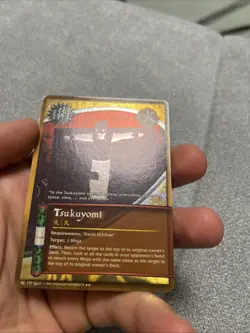 Naruto Card Ccg Tcg - Tsukuyomi Wavy Foil Unlim 117 Nm - Image 3