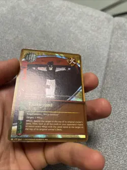 Naruto Card Ccg Tcg - Tsukuyomi Wavy Foil Unlim 117 Nm - Image 4