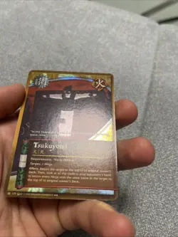 Naruto Card Ccg Tcg - Tsukuyomi Wavy Foil Unlim 117 Nm - Image 5